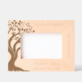 Gepersonaliseerde Love Tree gegraveerd Lijst van h (Voorkant)