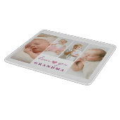 Gepersonaliseerde 'Love You Grandma' snijplank (Hoek)