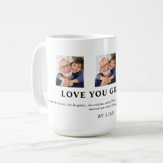 Gepersonaliseerde Love You Opa Koffiemok