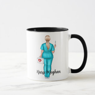Gepersonaliseerde LPN Verpleegkundige (blond) Gift Mok