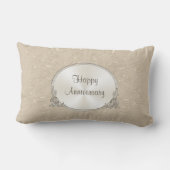 Gepersonaliseerde Lumbar Pillow-foto-Jubilea cadea Kussen (Achterkant)