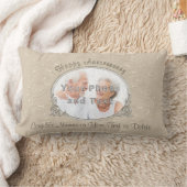 Gepersonaliseerde Lumbar Pillow-foto-Jubilea cadea Kussen (Deken)