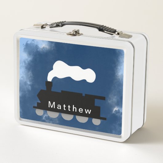 Gepersonaliseerde lunchbox trein (Voorkant)
