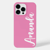 Gepersonaliseerde Luxe aangepaste naam Monogram iP iPhone Hoesje (Achterkant)