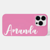 Gepersonaliseerde Luxe aangepaste naam Monogram iP iPhone Hoesje (Achterkant horizontaal)