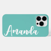 Gepersonaliseerde Luxe aangepaste naam Monogram iP iPhone Hoesje (Achterkant horizontaal)