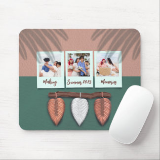 Gepersonaliseerde Macrame Feather Boho Mousepad Muismat