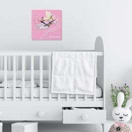 Gepersonaliseerde Magische Engel Fairy Klok voor M