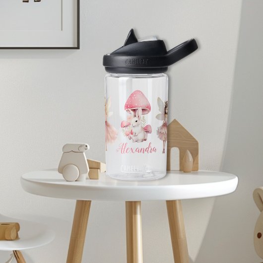 Gepersonaliseerde magische fee bloementuin Pixie Waterfles