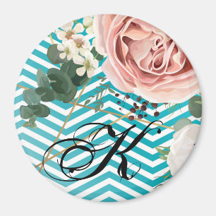 Gepersonaliseerde magneet geometrisch Roos Chevron