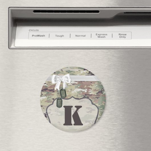 Gepersonaliseerde Magneet Leger OCP Camo Uniform C (Insitu (Vaatwasser))