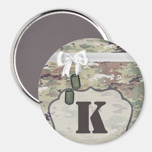 Gepersonaliseerde Magneet Leger OCP Camo Uniform C (Voorkant / Achterkant)