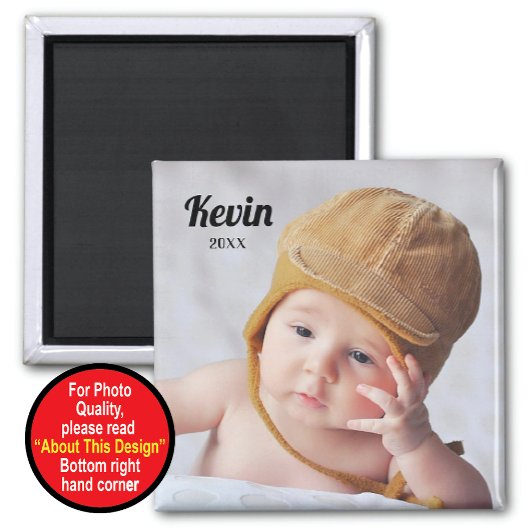 Gepersonaliseerde magneet met foto