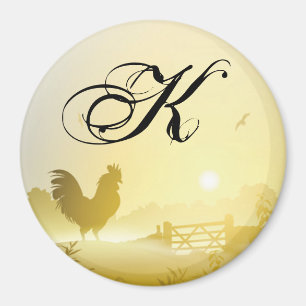 Gepersonaliseerde Magnet Sunny Morning Boerderij C Magneet