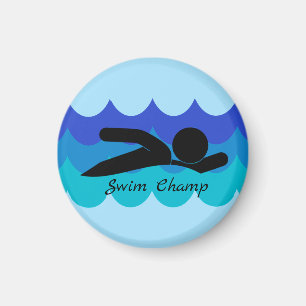 Gepersonaliseerde Magnet van het Swim Magneet