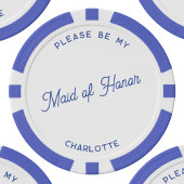Gepersonaliseerde Maid of Honor Voorstel Poker Chips