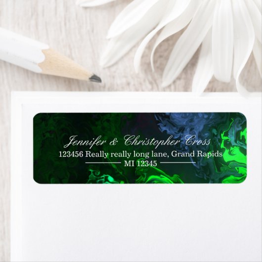 Gepersonaliseerde mailingadres stickers (Insitu)