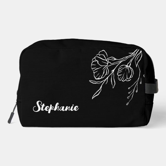 Gepersonaliseerde make-up tas | Aangepaste scriptn (Achterkant)