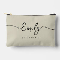 Gepersonaliseerde make-uptas bruidsmeisje cadeaus