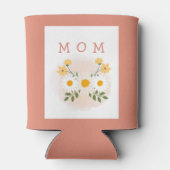 Gepersonaliseerde mam Geïsoleerd Kan Moederdag hou Blikjeskoeler (Achterkant)