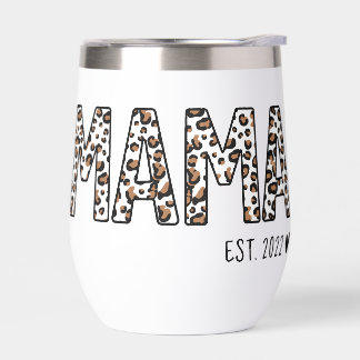 Gepersonaliseerde MAMA Leopard Print Est.