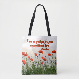 Gepersonaliseerde mama naam flores B Draagtas