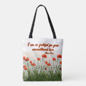 Gepersonaliseerde mama naam flores B Draagtas (Achterkant)