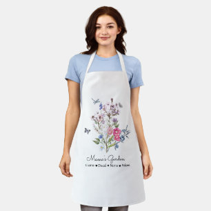 Gepersonaliseerde mama's tuin schort
