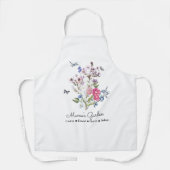 Gepersonaliseerde mama's tuin schort (Voorkant)