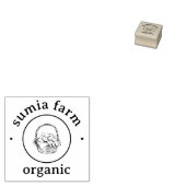 Gepersonaliseerde mand van eieren rustieke stempel (Gestempeld)