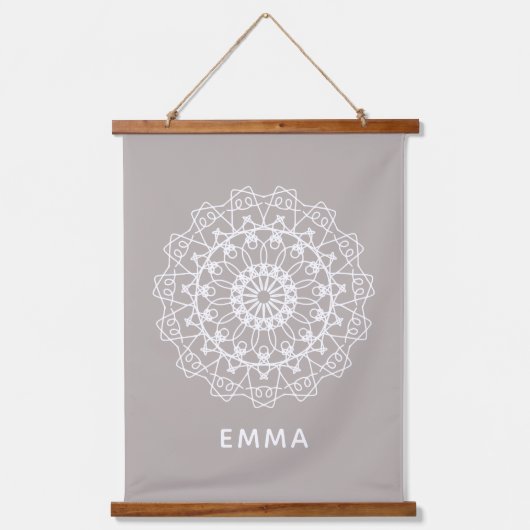 Gepersonaliseerde Mandala Dorm Room Wall Hangend Wandkleed (Voorkant)