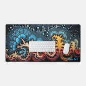 Gepersonaliseerde Mandelbrot Julia Set Desk Mat (Keyboard & Muis)