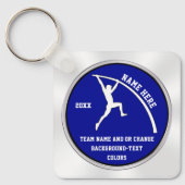 Gepersonaliseerde Mannen Cheap, Pole Vaulfts Sleutelhanger (Voorkant)