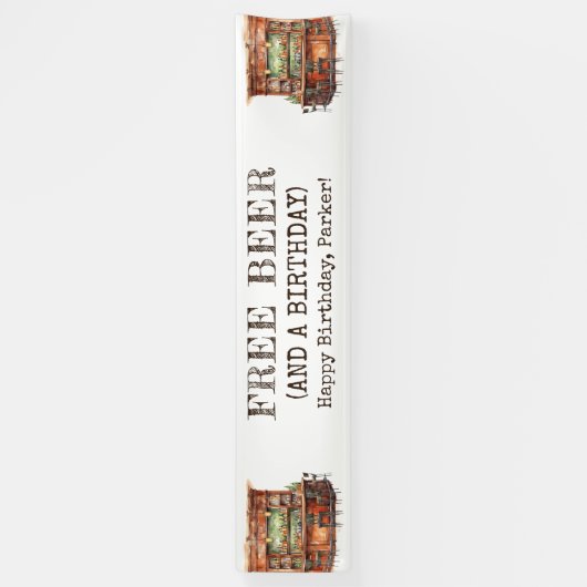 Gepersonaliseerde Mannen Spandoek (Verticaal)