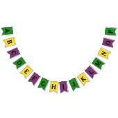 Gepersonaliseerde mardi gras banner (Alle)