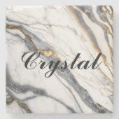 Gepersonaliseerde marmeren stenen Onderzetters (Voorkant)