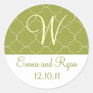 Gepersonaliseerde Marokkaanse groene Stickers