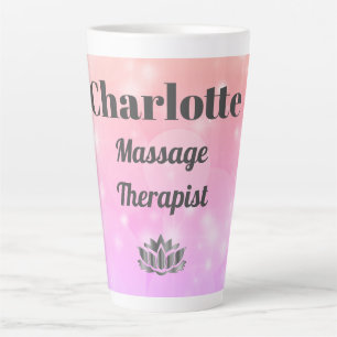  gepersonaliseerde massagetherapeut Latte Mok