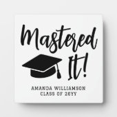 Gepersonaliseerde Masters Degree Afstuderen beheer Fotoplaat (Voorkant)