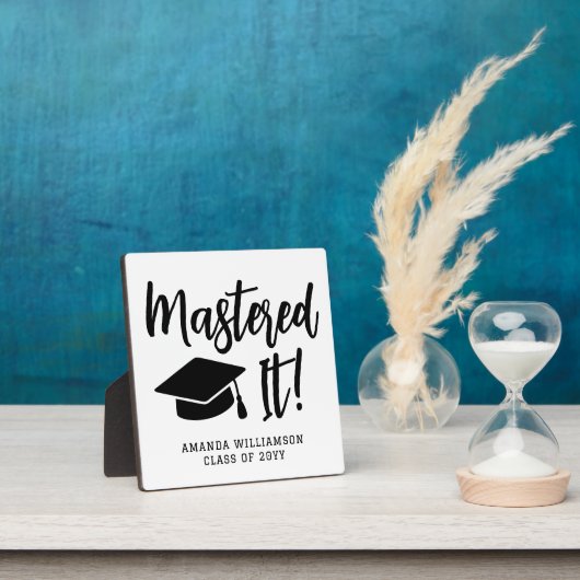 Gepersonaliseerde Masters Degree Afstuderen beheer Fotoplaat (Insitu)