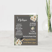 Gepersonaliseerde Master's Degree Afstuderen Kaart (Voorkant)