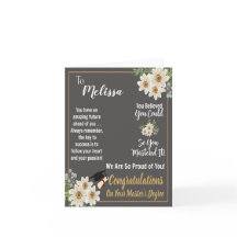 Gepersonaliseerde Master's Degree Afstuderen