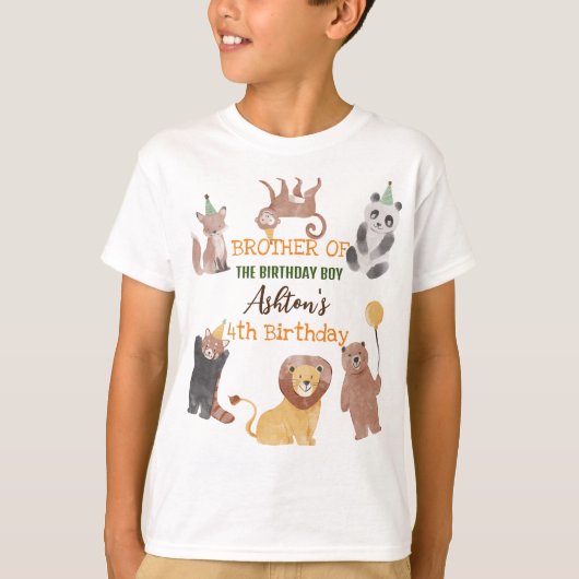 Gepersonaliseerde matching van verjaarde partij t-shirt (Voorkant)