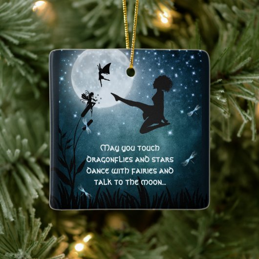 Gepersonaliseerde mei U danst met Fairies Irish Da Keramisch Ornament (Boom)