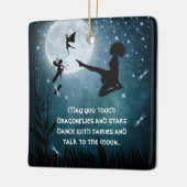 Gepersonaliseerde mei U danst met Fairies Irish Da Keramisch Ornament (Links)