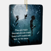 Gepersonaliseerde mei U danst met Fairies Irish Da Keramisch Ornament (Rechts)