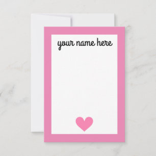 Gepersonaliseerde Meisjes Stationery Notecards Bedankkaart