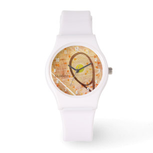Gepersonaliseerde Meisjes Tennis Liefde Horloge