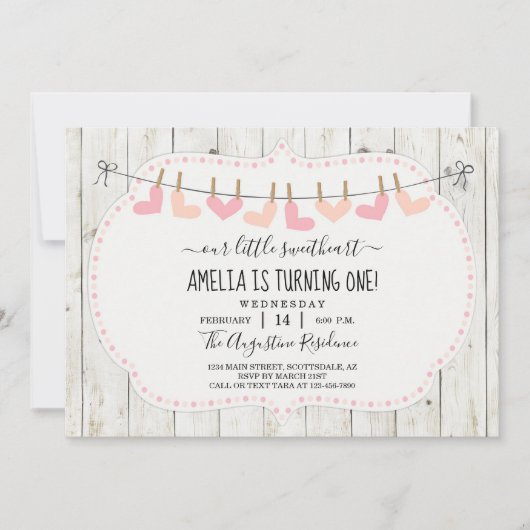 Gepersonaliseerde Meisjes Valentijnsdag Verjaardag Kaart (Voorkant)