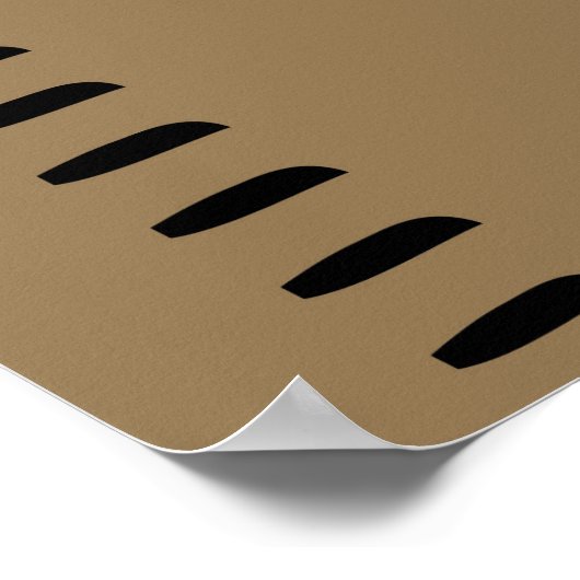 Gepersonaliseerde menselijke groei grafiek liniaal poster (Hoek)